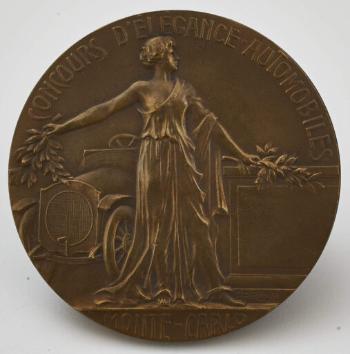 Medal „Konkurs Elegancji samochodów w Monte Carlo”, Tony Antoine Szirmai, 1913-1914