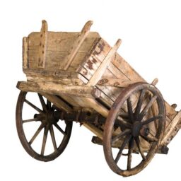 Wózek dwukółka, Olenderska kolekcja etnograficzna, Skansen